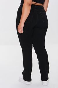 BLACK Plus Size High-Rise Bootcut Jeans, image 4