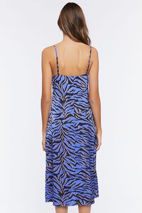 NAVY/MULTI Zebra Slip Dress, image 3