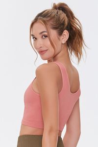 FADED ROSE Seamless Ribbed Sports Bra, image 2