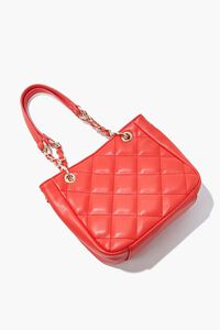 RED Mini Quilted Tote Bag, image 4