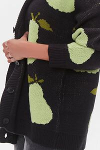 BLACK/MULTI Pear Cardigan Sweater, image 5