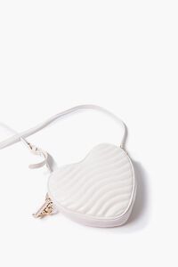 Quilted Heart-Shaped Crossbody Bag, image 5