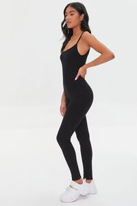 BLACK Fitted Cami Jumpsuit, image 2