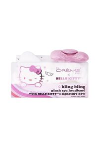 The Crème x Sanrio Hello Kitty Bling Bling Plush Spa Headband