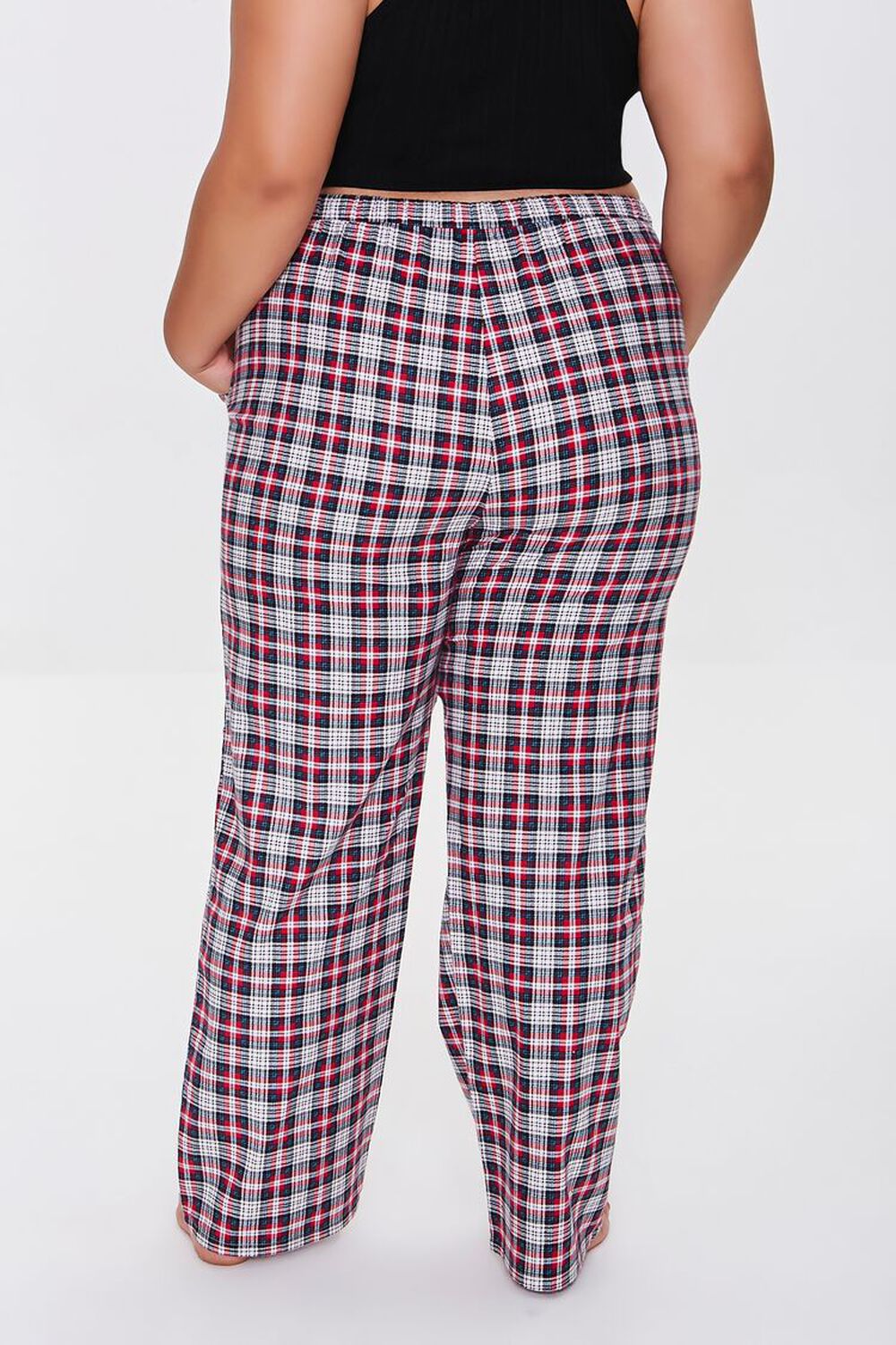 Plus Size Plaid Flannel Pajama Pants