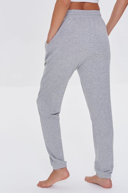 HEATHER GREY French Terry Lounge Joggers, image 4