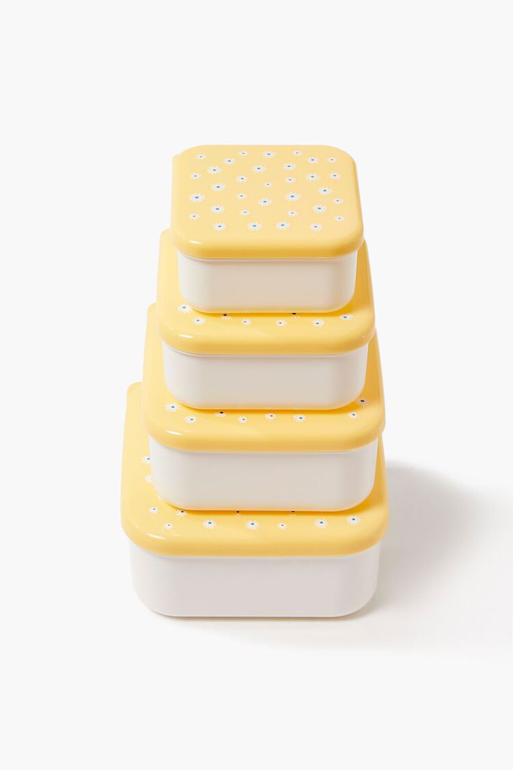 YELLOW Floral Print Food Storage Container Set, image 1