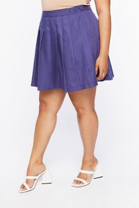 NAVY Plus Size Pleated Mini Skirt, image 3
