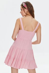 ROSE Buttoned Tiered Mini Dress, image 3