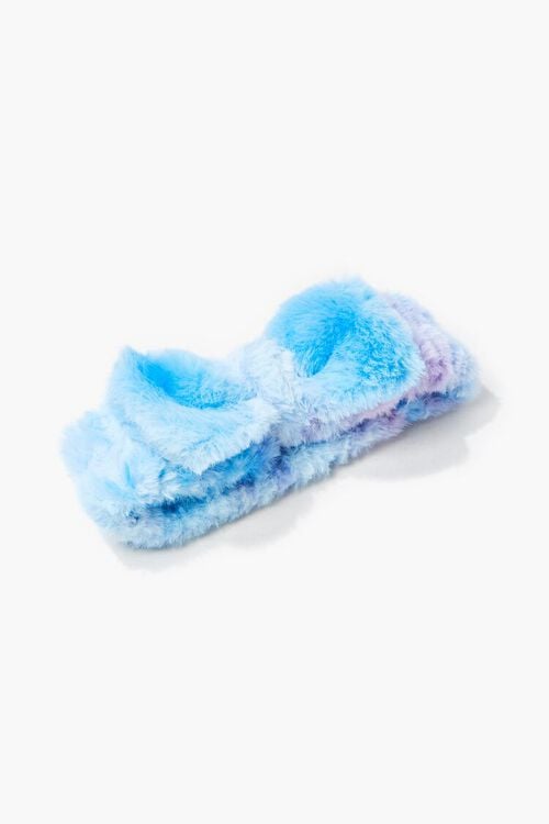 BLUE/MULTI Cloud Wash Bow Headwrap, image 2