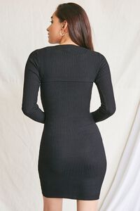 BLACK Super Cropped Top & Mini Dress Set, image 3