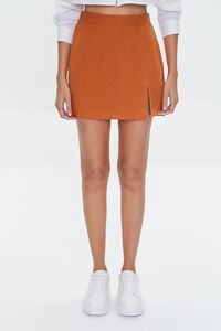 SAFARI Chambray-Blend Mini Skirt, image 2