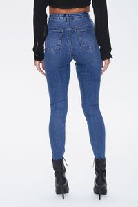 DARK DENIM High-Rise Skinny Jeans, image 4