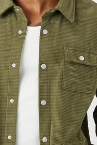 OLIVE Corduroy Long-Sleeve Shirt, image 5