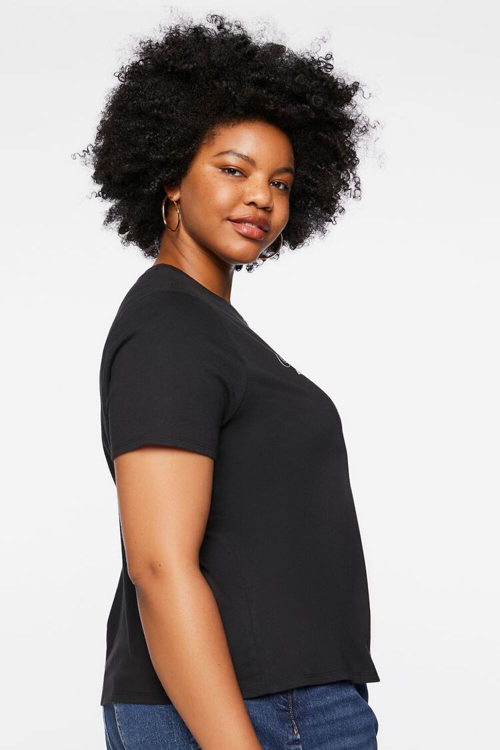 Plus Size Organically Grown Cotton Graphic Tee, image 2