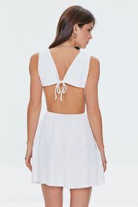 VANILLA Cutout Lace-Up Mini Dress, image 3