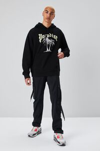 BLACK/MULTI Paradise Graphic French Terry Hoodie, image 4