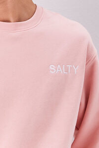 Salty Embroidered Graphic Fleece Sweatshirt, image 5