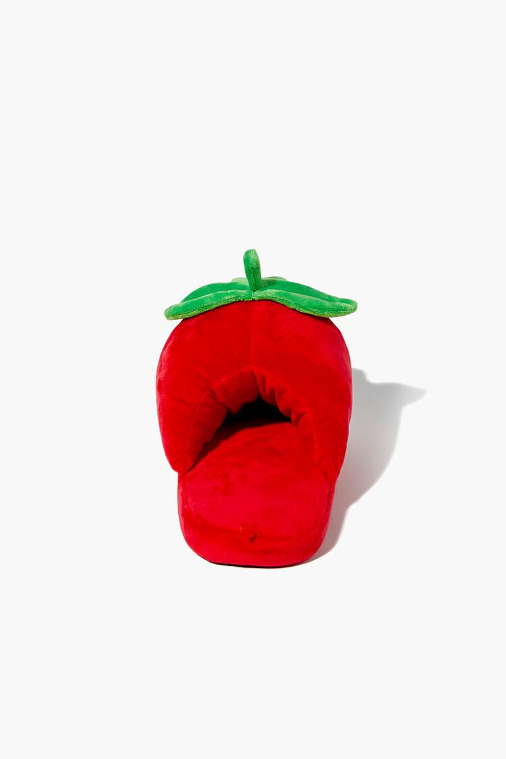 RED Plush Strawberry House Slippers, image 3