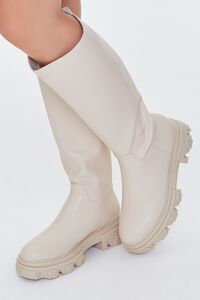 CREAM Faux Leather Calf-High Boots, image 5
