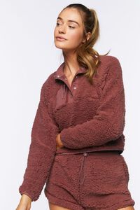 BRICK Active Faux Shearling Pullover, image 1