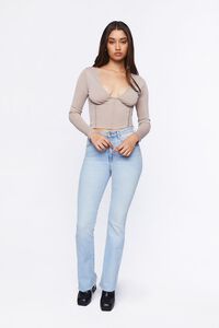 GOAT Plunging Bustier Crop Top, image 4