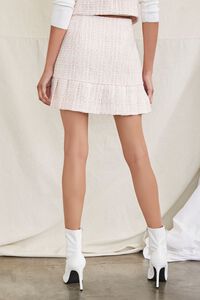 PINK/WHITE Tweed Drop-Waist Mini Skirt, image 4