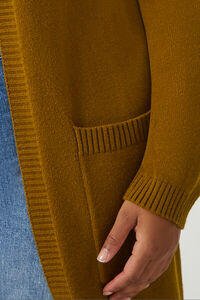CIGAR Plus Size Longline Cardigan Sweater, image 5