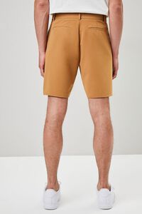 BROWN Pocket Zip-Fly Shorts, image 4