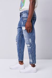 Paint Splatter Distressed Ankle Jeans, image 2