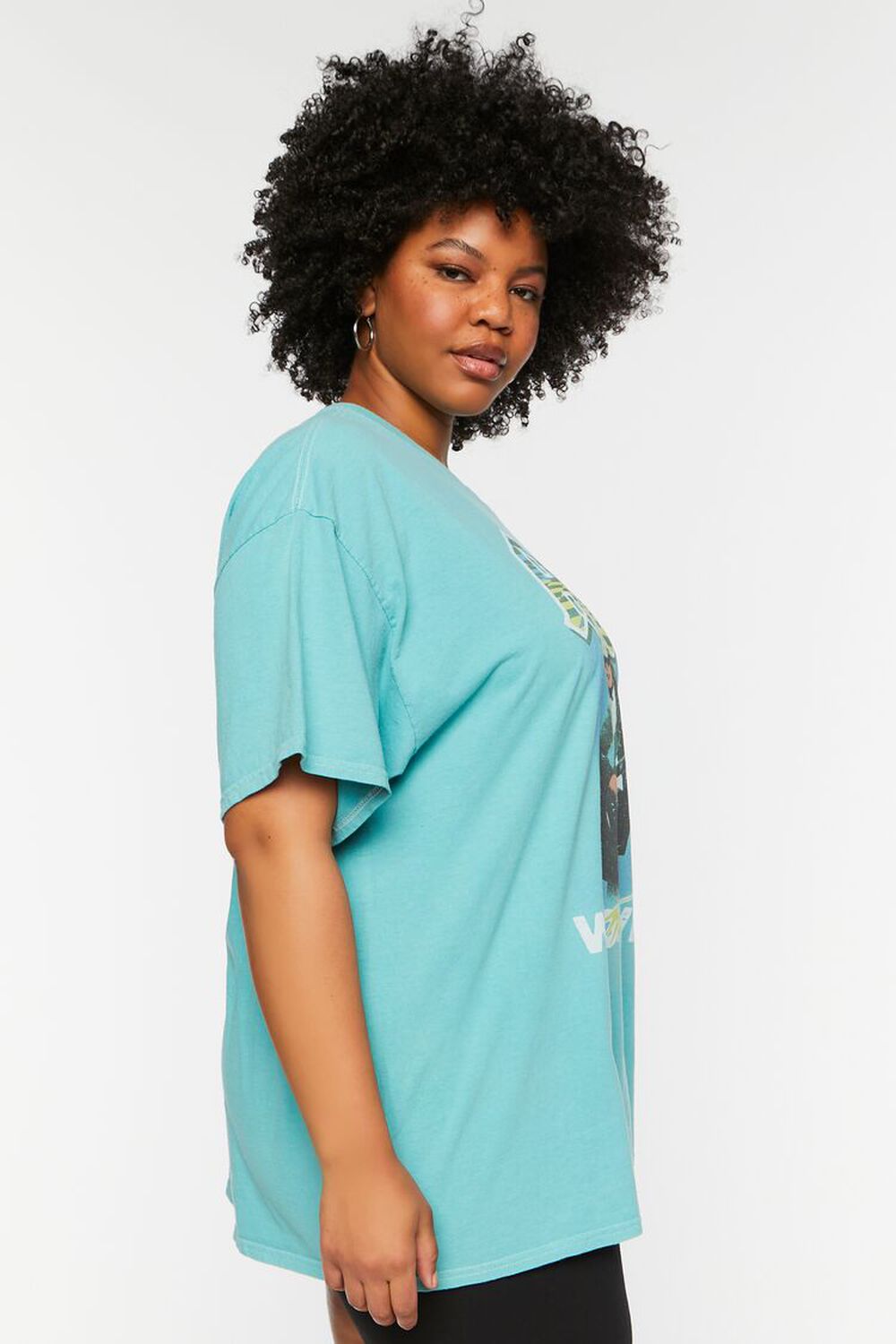 TEAL/MULTI Plus Size ACDC Who Made Who Graphic Tee, image 2