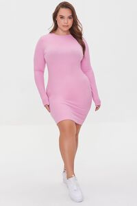 Plus Size Bodycon Mini Dress, image 4