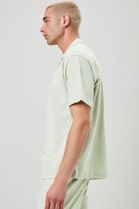MINT/WHITE Embroidered Casbah Palace Shirt, image 3