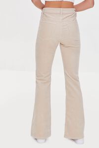 BEIGE/MULTI Embroidered Floral Corduroy Pants, image 4