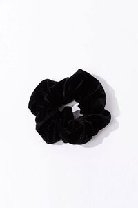 BLACK Velvet Knit Scrunchie, image 2