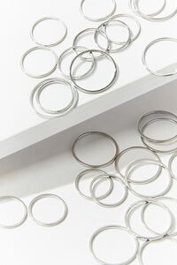 SILVER Stackable Ring Set, image 1