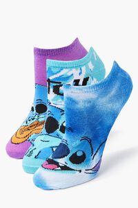 BLUE/MULTI Lilo & Stitch Ankle Socks - 3 Pack, image 1