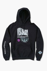 BLACK Unisex Project Level Visionary Hoodie, image 6