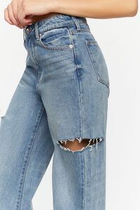 MEDIUM DENIM Split High-Rise 90s-Fit Jeans, image 4