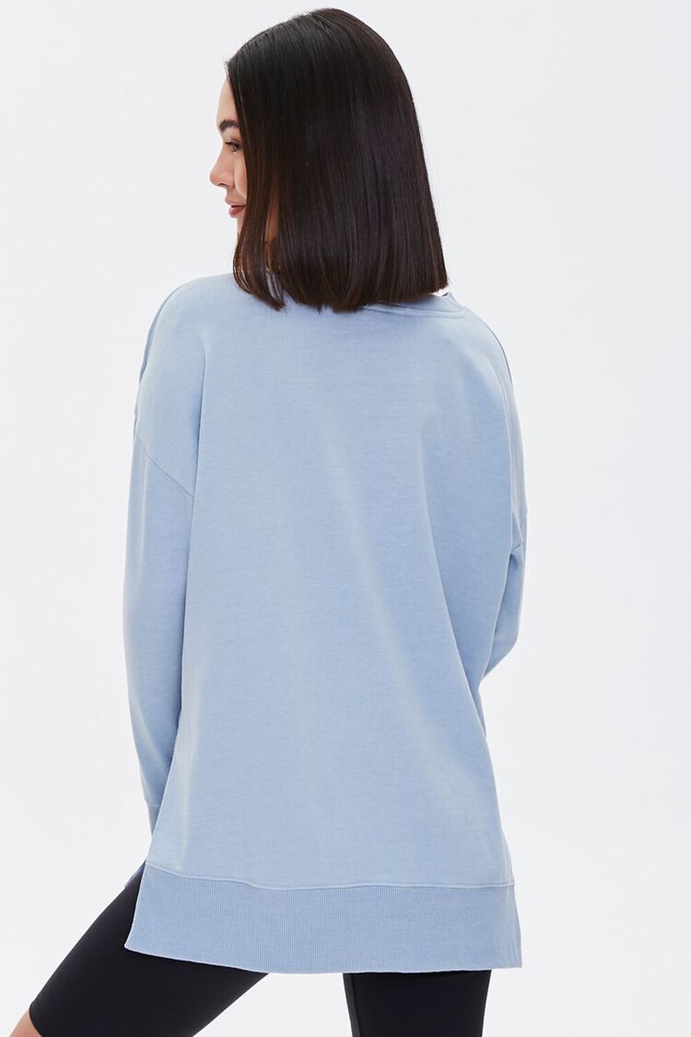 BLUE Embroidered Love Pullover, image 3