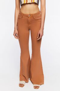 Raw-Cut Flare Jeans, image 2