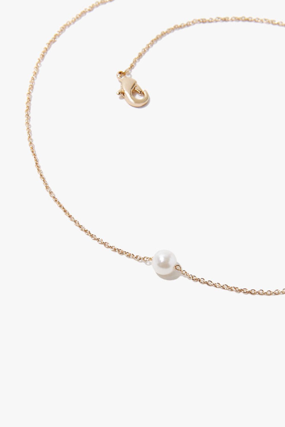 Faux Pearl Charm Necklace, image 2