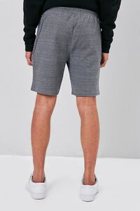 CHARCOAL Marled Drawstring Shorts, image 3