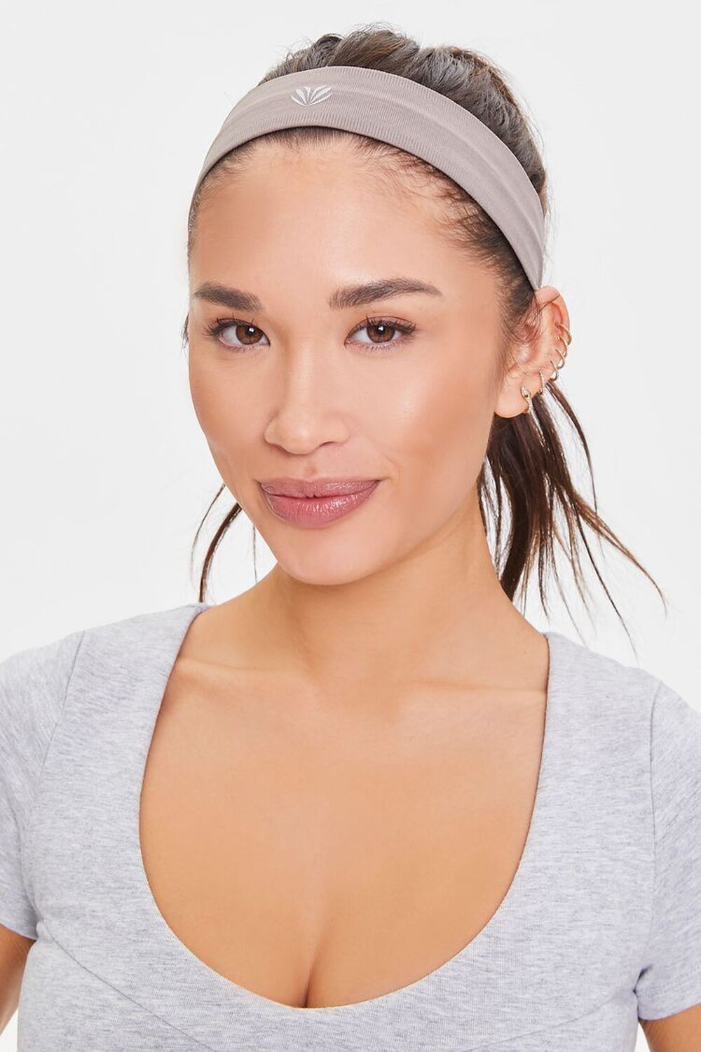 TAUPE Active Elastic Headwrap, image 1