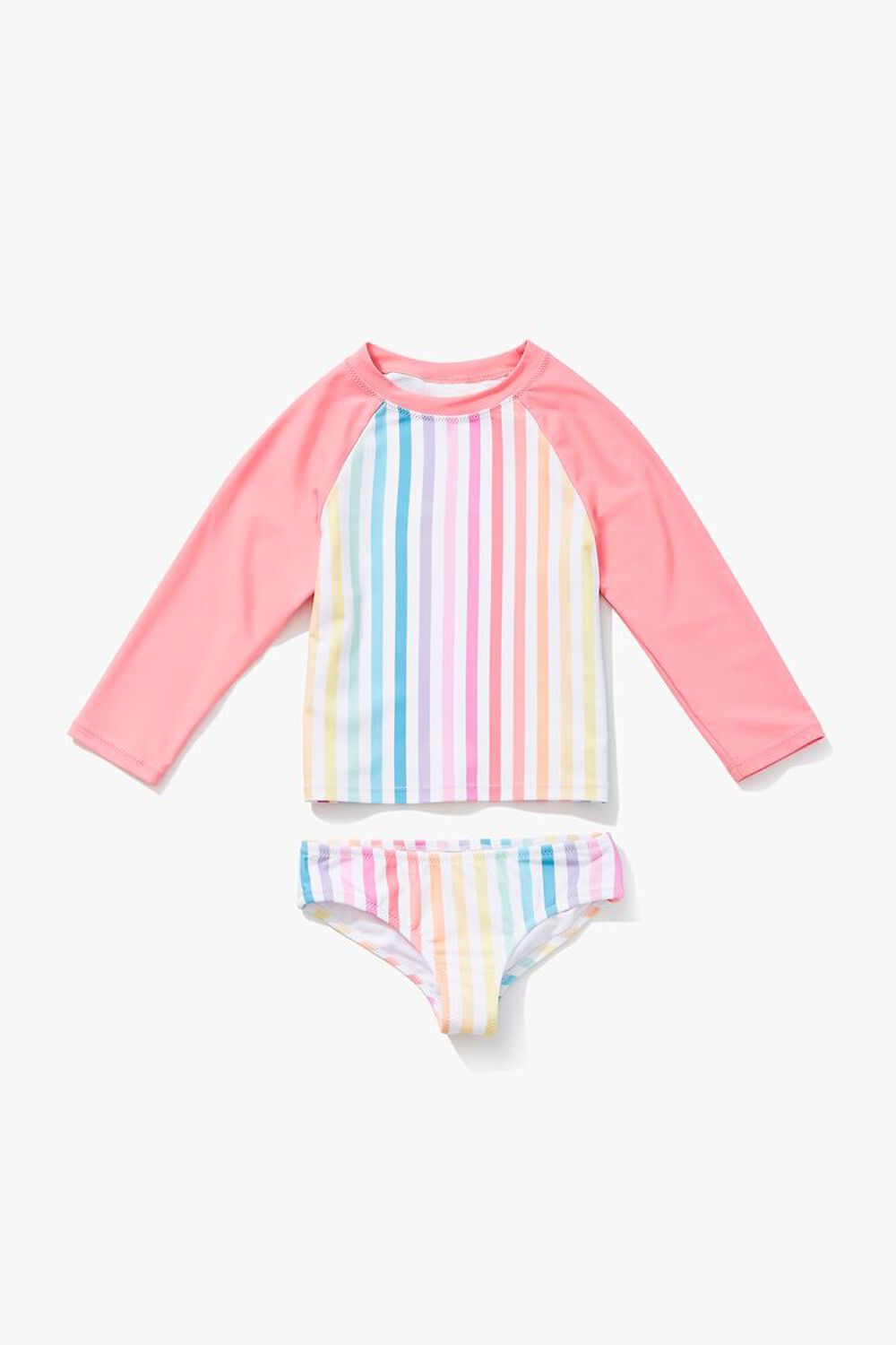 PINK/MULTI Girls Rainbow Two-Piece Swimsuit (Kids), image 3