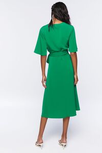 GREEN Wrap Midi Dress, image 3