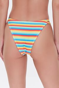 RAINBOW Rainbow-Striped Bikini Bottoms, image 4