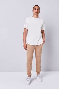 TAUPE French Terry Moto Joggers, image 1