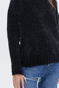 BLACK Chenille Drop-Sleeve Sweater, image 5