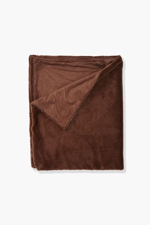 BROWN Pantone Plush Blanket, image 1